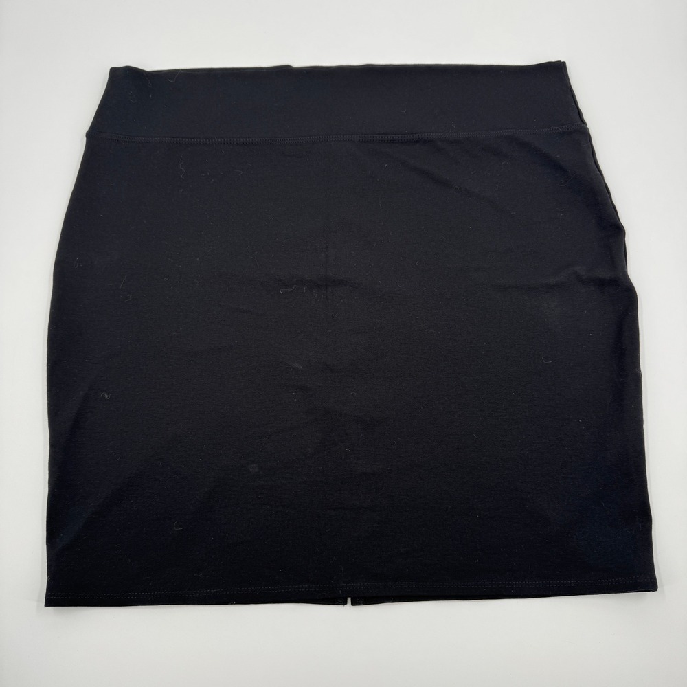 Hybrid & Company Black Mini Skirt Plus Size 5X KSK45002 Made in USA‎